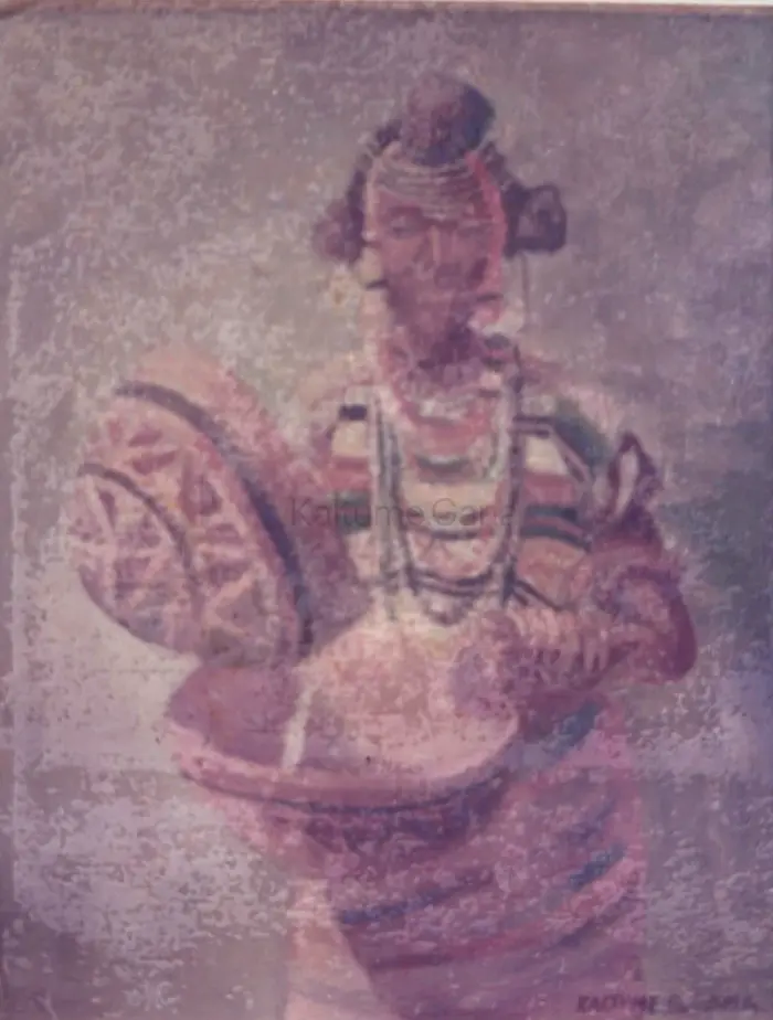 Painting artwork by Kaltume Gana